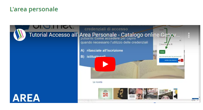 Area Personale